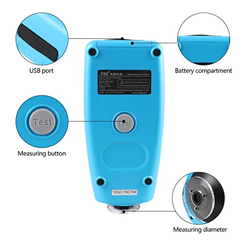 BELEY 8mm Digital Precise Portable Color Analyzer Colorimeter Color Difference Meter Tester with Color Screen Display - Thumbnail 5