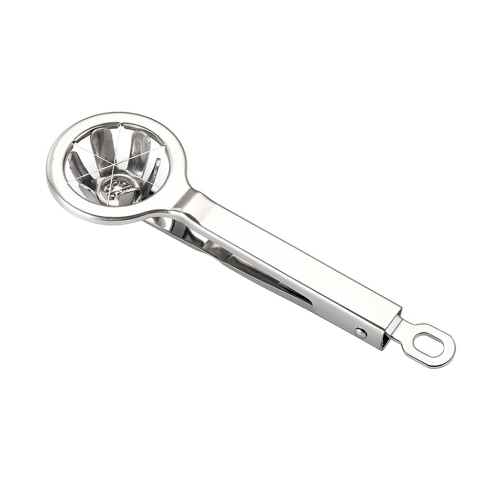 Tumnea Stainless Steel Egg Slicer, Multifunctional Fruit Slicer, Easy to Use and Portable