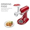 Food-Meat-Grinder-Attachments-for-KitchenAid-Stand-Mixers-Durable-Meat-Grinder-Sausage-Stuffer-Attachment-Compatible-with-All-KitchenAid-Stand-Mixers-Includes-2-Sausage-Stuffer-Tubes-White Food Meat Grinder Attachments for KitchenAid Stand Mixers, Durable Meat Grinder, Sausage Stuffer Attachment Compatible…