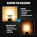 KAFEEK 20× Super Bright 1156 1141 1003 7506 BA15S 50-3014SMD LED Bulbs 12 Volt RV Camper Interior Lights, Warm White