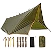 GRATIS SOLDAAT Tarp Waterdicht 3×3.2m Tarp Ultralight Tent Dekzeil UV-bescherming Camping Luifel Tent Outdoor…