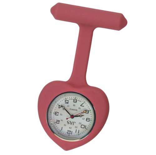 Nurse Watch Silicone (Infection Control) Pink Heart