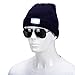 Ultra Bright 5 LED Beanie Cap/Hat Hands Free Unisex Lighted Stocking Cap Perfect Hands Free Flashlight For Camping,Hiking,Hunting,Fishing,Jogging,Construction or Just For Fun One Size Fits Most (Navy)