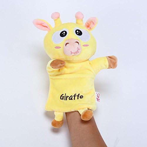 GA Creatives Lovely Funny Finger Doll Animal Giraffe Hand Puppet Children Plush Toys Family Games Storytelling Essential Puppet
