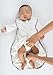 Amazing Baby Microfleece Sleeping Sack, Wearable Blanket with 2-way Zipper, Use after Swaddle Transition, Playful Dots, Sterling, Large (12-18 mo)