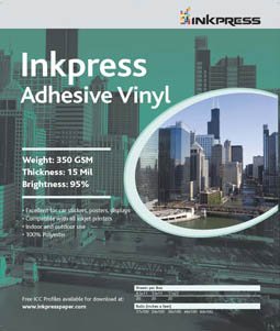 Inkpress Self Adhesive Backed Inkjet Vinyl Paper 13