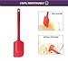 Silicone Spatula - Non-Stick Rubber Spatula - Flexible, Dishwasher Safe and Heat Resistant Up To 600 Degrees Fahrenheit - By Mastrad (Purple)