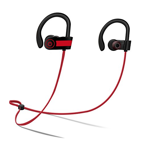 Wireless Headphones, ELEGIANT Wireless Headset for Sports HiFi Stereo Earbuds Earphones for Running Compatible with iPhone Android and more [IPX 4 Waterproof, Ear-Hook Design, 7-Hour Play Time]