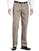 Lee Men's Stain Resistant Relaxed Fit Flat Front Pant, Olive, 36W x 32L