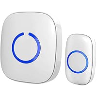 SadoTech Wireless Doorbells for Home - Adjustable Volume with 52 Chimes, 1000Ft Range, Easy Installation, Weatherproof Wirele