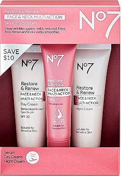 no7 restore & renew multi action skincare system
