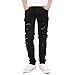 Just No Logo Men’s Skinny Hipster Skinny Ripped Gothic Jeans(36W)