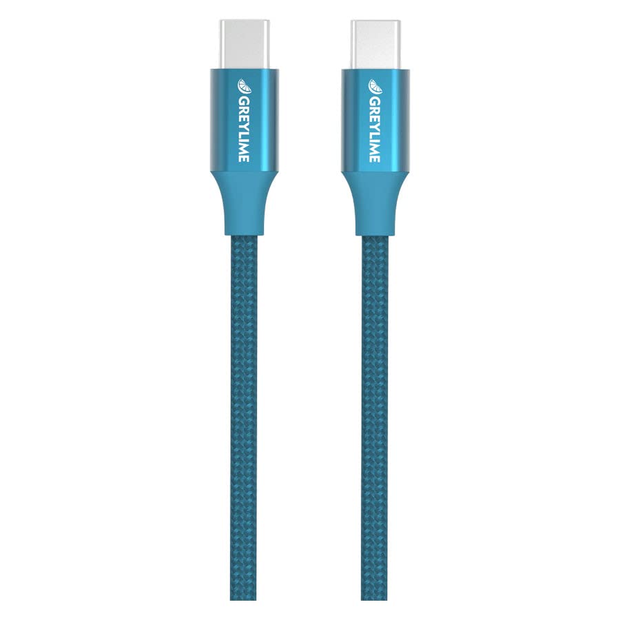 GreyLime USB-C to USB-C Braided Cable Blue 1 m / 3.3 ft