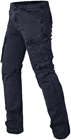 LNY Apparel Men's multi pocket&strap vintage Combat cargo/military pants (MPT004-CHARCOAL044-36)