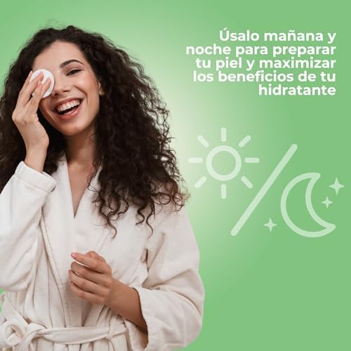 – Tónico facial calmante com aloé vera e camomila | Tónico Facial Mature Skin | Tónico Facial 200 Ml Branco