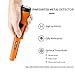 MOSUNECE Waterproof Metal Detector Pinpointers Include a 9V Battery, 360 Degree Search Treasure Pinpointing Finder Probe with Belt Holster for Adults and Kids (Three Mode)