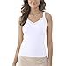 Vanity Fair Camisole, Everyday Layers, Tank Top Women, Spin Cami-Star White, Large