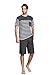 Suntasty Men's Modal Cotton Sleepwear Short Sleeve Pajama Shorts and Top Set(Grey,XL,1005M)