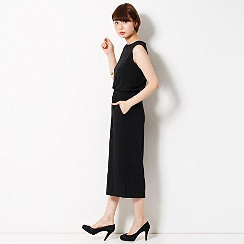 Amazon ロペピクニック Rope Picnic ノースリーブオールインワン 01ブラック 38 ワンピース チュニック 通販