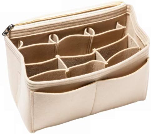 HEALTHLOVE Felt Purse Organizer Insert Bag organizer for Handbag Choice 3 Size