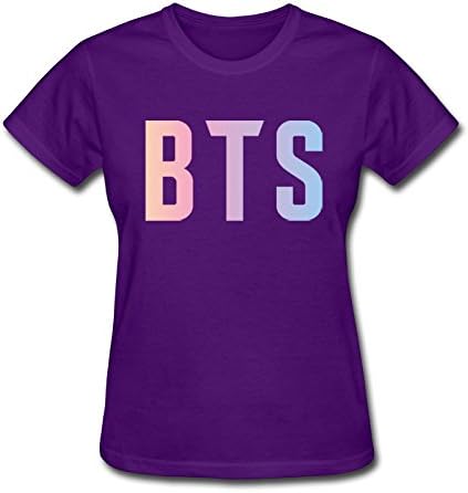 ATIWING BTS Logo Customized 3D Printing Women's Short Sleeve T-Shirts