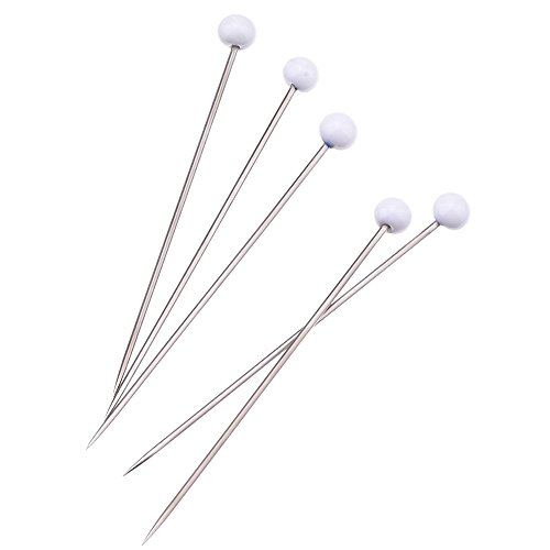 image for Outus 250 Pieces Glass Head Pins Boxed for Dressmaker (White)