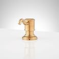 Signature Hardware 457678 Amberly Soap Dispenser - Brushed Gold