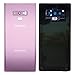 CELL4LESS Compatible Back Glass Door Cover Housing Installed Camera Frame, Lens Adhesive Replacement Samsung Galaxy Note 9 - Any Carrier - N960 (Purple)