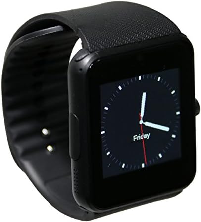 AmYin Bluetooth Android Watch Phone G82 (Black_Black)