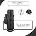 Ocamo 40X60 BAK4 Monocular Telescope HD Mini Monocular for Outdoor Hunting Camping with Phone Clip