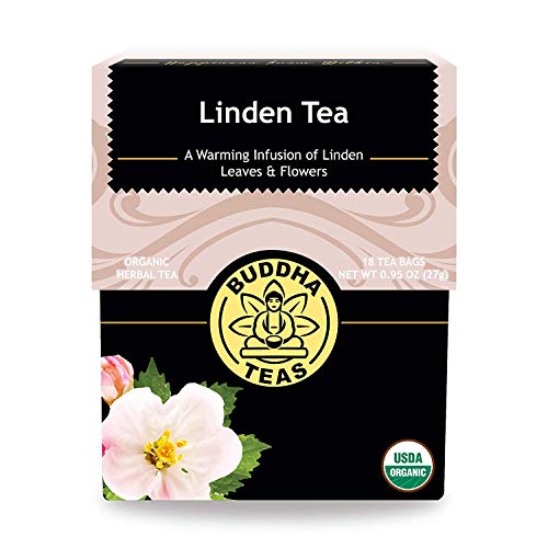 Buddha Teas100% Organic Herbal Linden Tea - 18 Tea Bags
