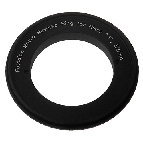 Fotodiox Macro Reverse Ring - 52mm Filter Thread for Nikon 1 Series Mirrorless Camera, V1, J1