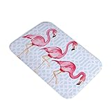 potato001 Flamingo Soft Home Bathroom Kitchen Anti-Slip Floor Mat Bedroom Carpet Door Mat (17)