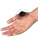 Black Fidget Spinner Toy by Figit Spinz - Hybrid Ceramic Bearings with Caps for Long Fast Spin Speed - Hand Held - Prime ADD ADHD Anxiety Stress Relief Focus - Small EDC Office Ninja - Kids Adults