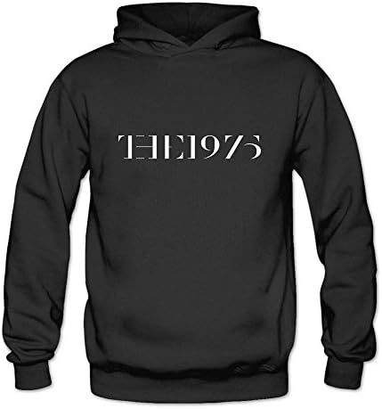 Nacyaa The 1975 diy popular Hoodie Sweatshirt for women Black