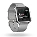 Fitbit Blaze Accessory Band, Leather, Mist Grey, Large