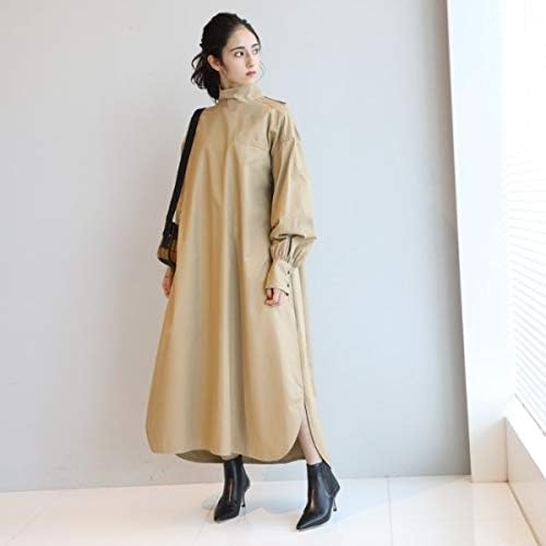 Amazon アナトリエ マキシ ロングワンピース Nell デニムワンピース レディース ライトベージュ 051 38 ワンピース チュニック 通販