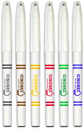 Icinginks Edible Printer Art Package - Comes With Edible Printer, Edible Cartridges, 20 Wafer Paper, 5 Frosting Sheets, Set of 6 Fine Tip Edible Markers - Best Cake Image Printer, Canon Edible Printer - Thumbnail 2