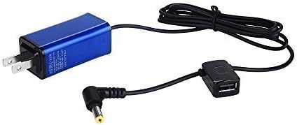 Crazepower One Universal Laptop AC Adapter 19V 3.42A 65W Battery Charger Lightweight Slim Version US Power Cord Power Supply Replacement For Lenovo Y G U Series Asus laptops Blue Color