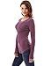 PattyBoutik Women's Crochet Lace Inset Curved Hem Blouse