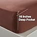 Sleep Zone® Classic NanoTex® Cooling Sheet Set Nutmeg / Queen