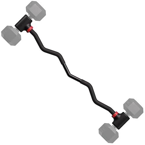 Jayflex Hyperbell EZ Curl Bar Convert Dumbbells into a Curling