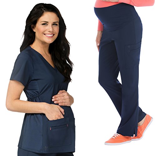 Maternity Scrub Top & Maternity Scrub Pant Set [XS - 3XL]