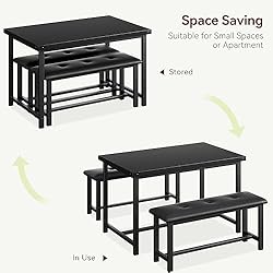 IDEALHOUSE Dining Table Set for 4, Kitchen Table