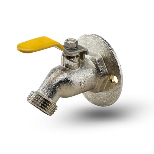 Midline Valve 3387QFY Sillcock Hose Bibb with Oversized Flange; 1/2 in. PEX B I…
