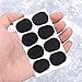 Pixnor Altotenor Sax Clarinet Mouthpiece Patches Pads Cushions, Black, 8 Pack
