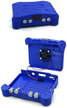 Blue TT64 Case with Cooling Fan for Raspberry Pi 3, 2, Model B, B+