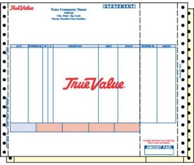 Centurion TV 125-2 9.5 x 12 in. Tru-Trac & Triad Statement - 1000 Pack