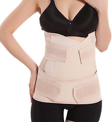 Zcargel 2 in1Postpartum Support Postpartum Abdomen with Pelvis Belt Elastic and Breathable Postnatal Recovery Belly Waist Belt Hips Waist Slimming Girdle Belt slimming shaper wrapper for women