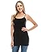 NOLABEL Multi Color 2 to 4 Pack Women's Adjustable Spaghetti strap / Racerback Cami Tank Top Plus Size (S~3XL)